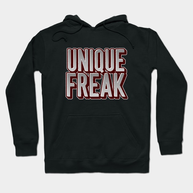 UNIQUE FREAK Hoodie by VICTIMRED